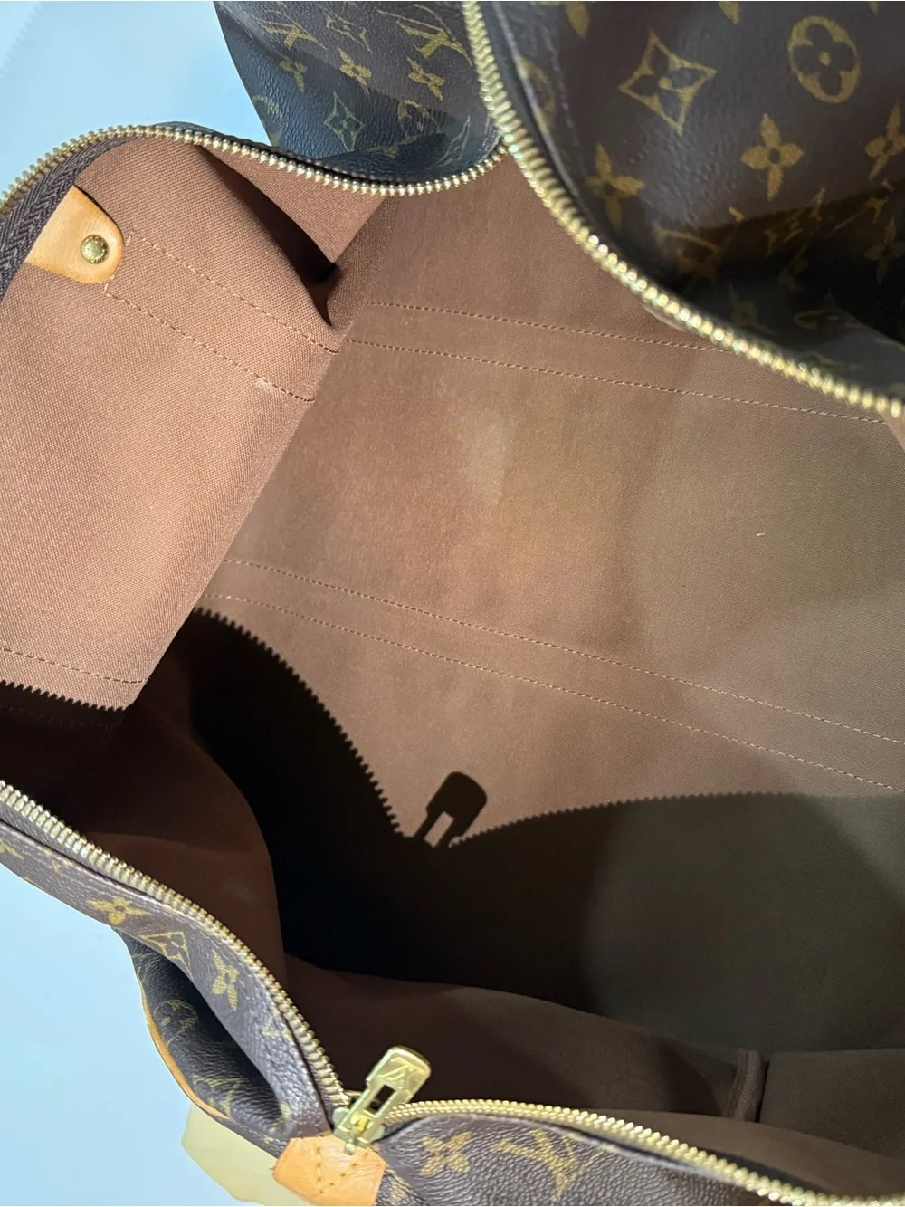 Louis Vuitton Monogram Keepall 55 Travel Duffle bag